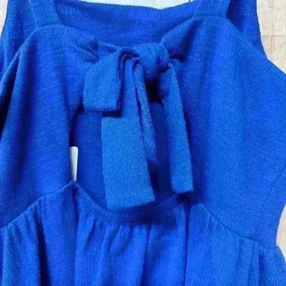 NWT copper key royal blue dress with bow size M 7-8 years - Picture 8 of 8